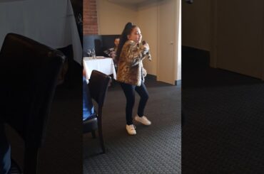 BAMBINO ANGEL AT LUNCH AT BAMBINO ITALIAN RISTORANTE IN BENOWA  31/5/20