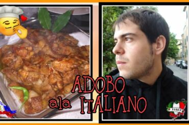 HOW TO COOK ADOBO with ITALIAN CHEF | PANLASANG PINOY