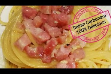 Italian Style Carbonara - Fast and Furious 😎 | Food Festival