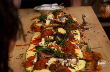 Polenta Served on the Table at Fortina | Rachael Ray's Best of Brooklyn