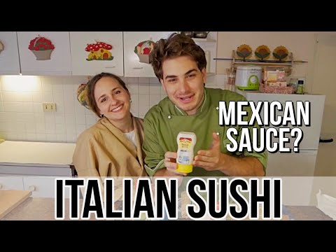 ITALIAN QUARANTINE SUSHI!! How NOT to make sushi at home! Mukbang ITALIAN QUARANTINE SUSHI!! How NOT to make sushi at home! Mukbang