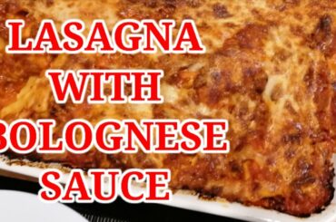 Classic Italian Lasagna with Bolognese Sauce filling | Almost Authentic #lasagna #lasagnabolognese