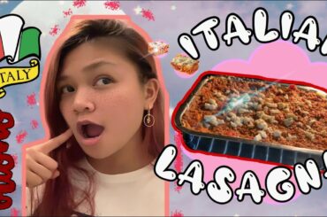 Italian Lasagna Recipe | Home made Bechamel & Ragù Sauce | Leyvlogs