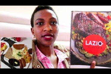 Having a 13k ($3.6) breakfast at an Italian restaurant in kampala Uganda //Nabz Arah