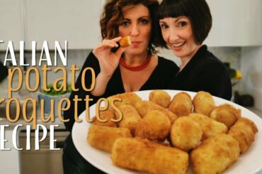 Easy Italian Potato Croquettes Recipe - Foodie Sisters in Italy