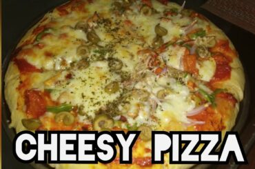 Delicious Cheesy Pizza 🍕|the best restaurant style  preprepared pizza