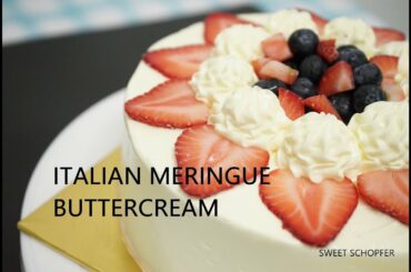 Italian Meringue Buttercream | Easy to make | Simple recipe