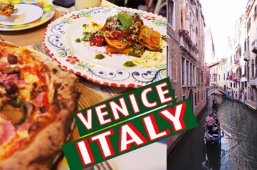 VENICE summer vlog Real ITALIAN PIZZA & Paccheri PASTA + St Mark's Square [VENICE First Impression]