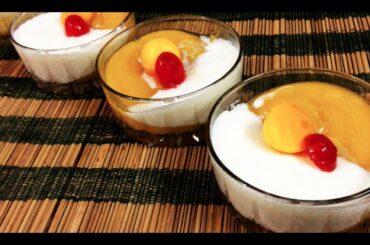 Mango Panna Cotta a Italian Dessert in Tamil by Bald Nachi  #mangopannacotta #mambalamrecipe #mango