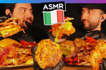 Cena Americana Mista 🔥 Rosti di patate 🥘  ASMR CROCCANTE 🔊 MUKBANG ITALIANO