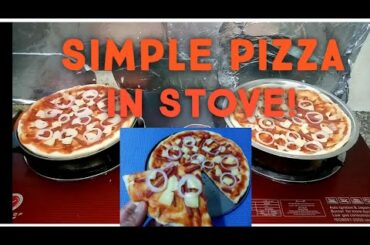 SIMPLE RECIPE TO MAKE PIZZA USING STOVE!!