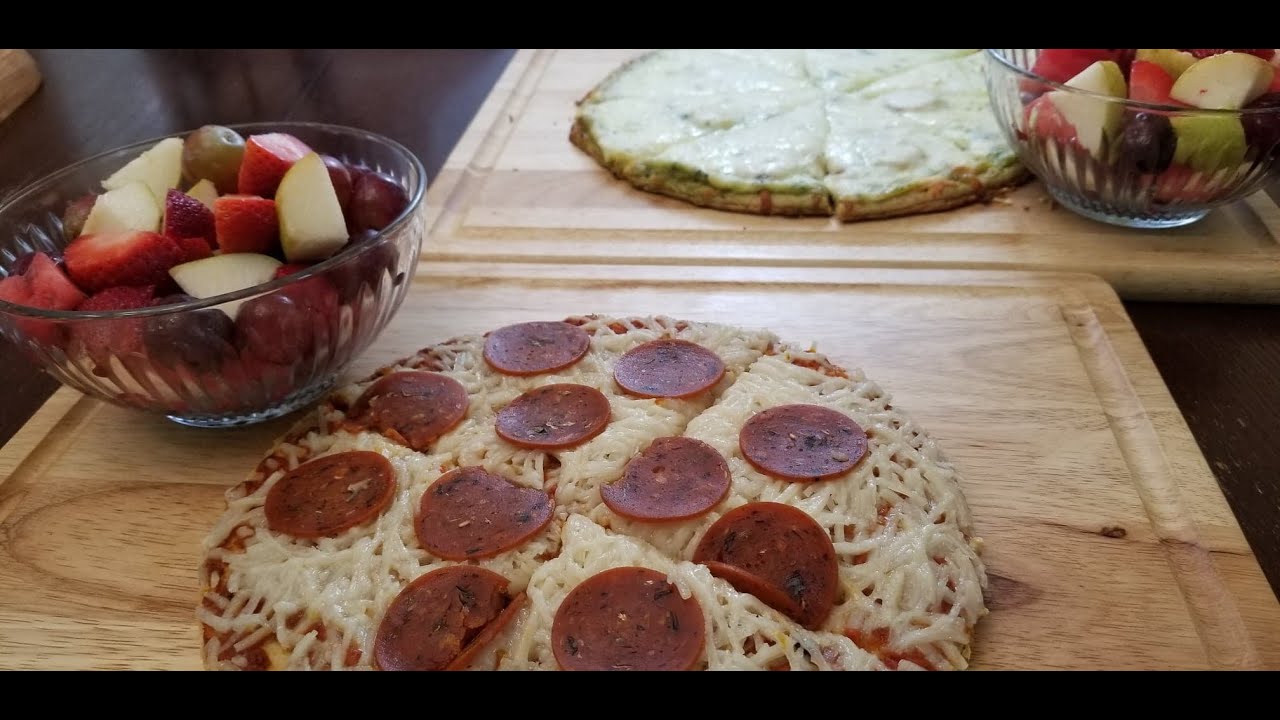 Daiya Pizza with Plant based Pepperoni & Fresh Fruit Salad Daiya Pizza with Plant based Pepperoni & Fresh Fruit Salad
