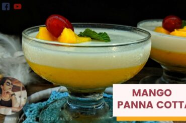 Mango Panna Cotta | Mango Pudding | Italian Dessert | Easy Mango Panna Cotta Recipe