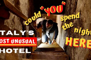 Could "YOU" Spend the Night HERE? (ITALY's MOST UNUSUAL Hotel)