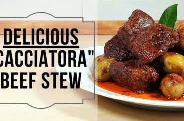 How To Make "Spezzatino alla Cacciatora" - Cacciatora Beef Stew Recipe
