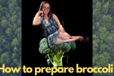 HOW TO PREPARE BROCCOLI - sick of frozen broccoli? Try fresh broccoli. I show you how to prepare it.