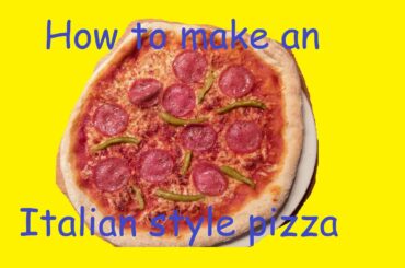 Pizza dough Italian style with dry yeast recipe