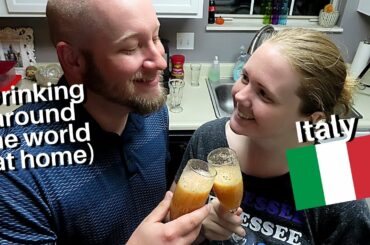 Drinking Around the World at EPCOT | Peach Bellini at the Italy Pavilion