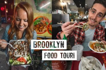 Brooklyn Food & Restaurant TOUR! - Best Street Food, Brunch, Dumplings, & Coffee in Williamsburg!