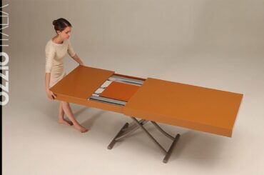 Expanding coffee table Newood by Ozzio Italia - space saving furniture