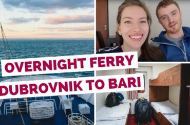 Ferry from Croatia to Italy travel vlog from Dubrovnik to Bari