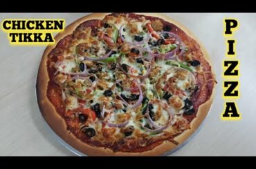 Chicken Tikka Pizza | + New Intro & Outro | Homemade Pizza | Pizza Recipe | Gems Diaries21