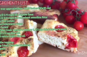 Apulian flat bread, Focaccia pugliese | Italian cooking mama