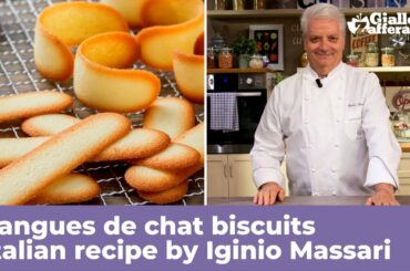 LANGUES DE CHAT BISCUITS (CAT'S TONGUE) - Italian recipe by Iginio Massari