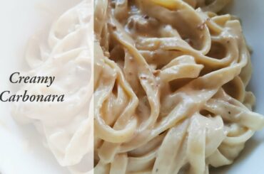 CREAMY CARBONARA RECIPE
