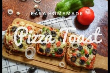 PIZZA TOAST RECIPE | Easy and Quick Bread Pizza