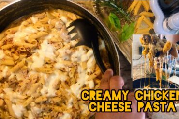 Creamy Cheese Pasta with yummy chicken pieces / how to get ORIGINAL Italian taste