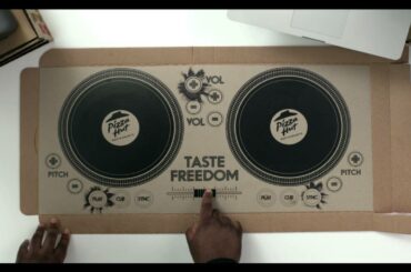 Pizza Hut Restaurants introduces the world's first playable DJ pizza box