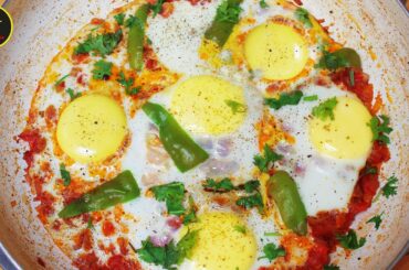 Shakshuka (Egg Dish) Recipe | Best Breakfast Recipe | Arabian/Middle Eastern/Afghani Breakfast |