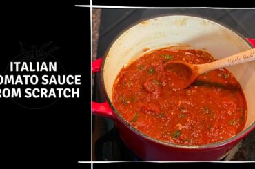 Italian Tomato Sauce From Scratch