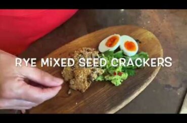 Packed with protein rye crackers