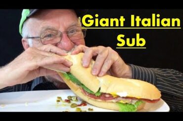Peacefully Eating A Giant Italian Sandwich - ASMR It's All Good ASMR