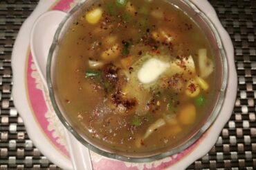 Italian veg pasta soup recipie for evening snacks restaurant style easy tasty