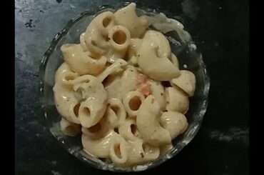 White sauce pasta/creamy pasta/pasta recipe/kk's tastymessage