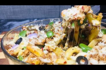 Pizza Fries Recipe | Chicken loaded Fries | Pakeeza's Kitchen ||