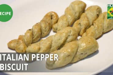 Italian Pepper Biscuit Recipe | Food Diaries |  Zarnak Sidhwa | Bakery Item