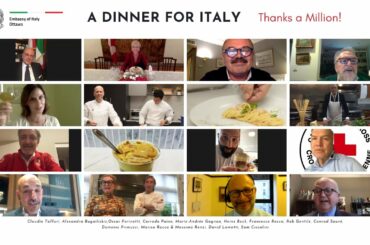 A Dinner for Italy   Thanks a million!