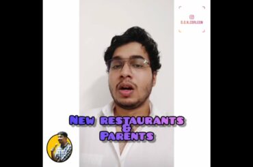New restaurants and Parents | Konkani vines |Leon Lobo
