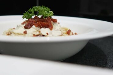 Take your taste buds on a trip to Italy! Instead of Bacon, I put freshly fried SPAM! It's tastier!