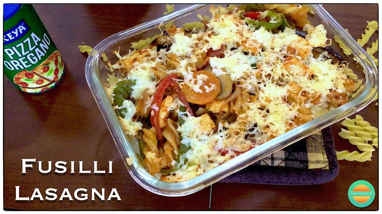 Fusilli Lasagna Indoitalian Fusion Recipe 1st Time on YouTube
