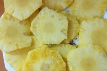 How To Slice Ananas | The Secrect Method| Chef Rida in Italy