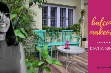 DIY Budget Terrace makeover Ideas | Rental balcony makeover - Lockdown Lifestyle | Kavita Singh