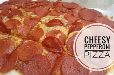 Cheesy Pepperoni Pizza | Homemade Pizza Sauce | Happy Ribbon PH | VLOG #65