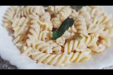 Creamy Pasta with desi Touch, easy recipe by desi italian