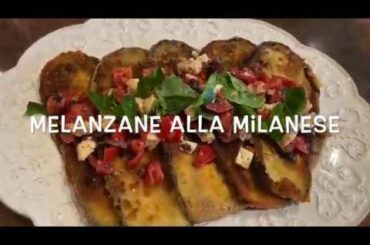 Crispy, melt in the mouth aubergine milanese