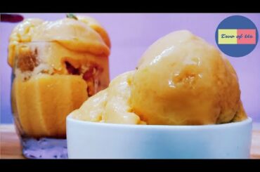 Homemade Mango Ice Cream (Only 1 Bowl) | Seasonal Fruit Yummy Dessert Recipe | Two of Us- Tasty Food